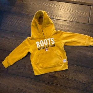 Toddler roots pull over sweater
